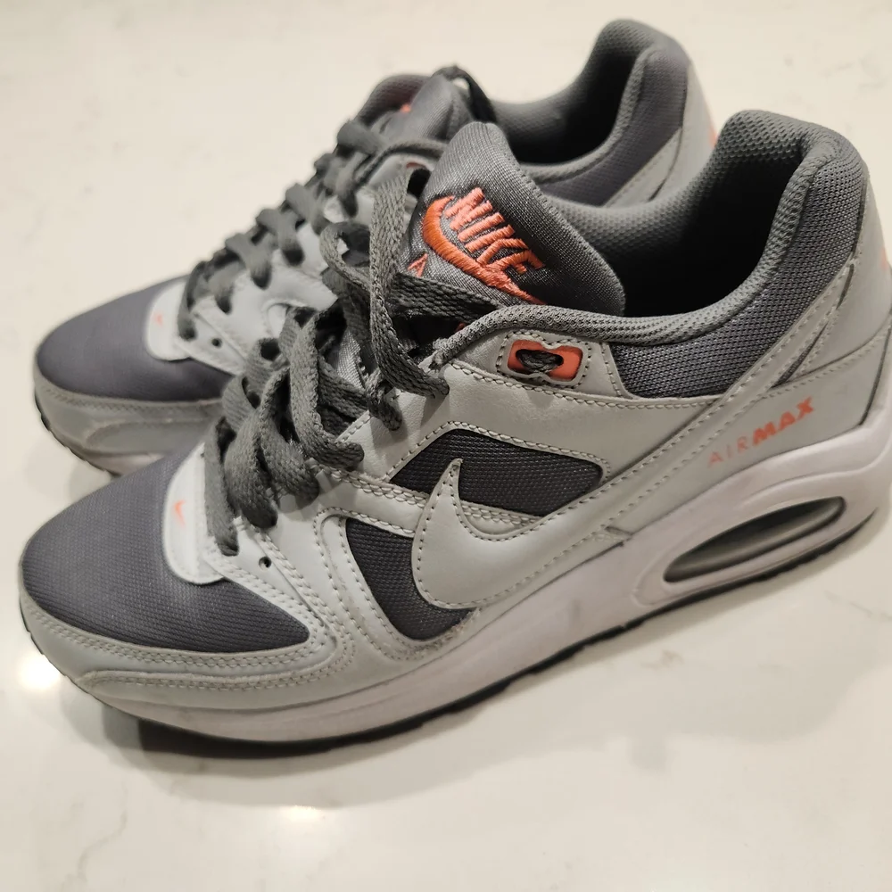 Nike Air Max 7Y, Gray Orange, Almost New